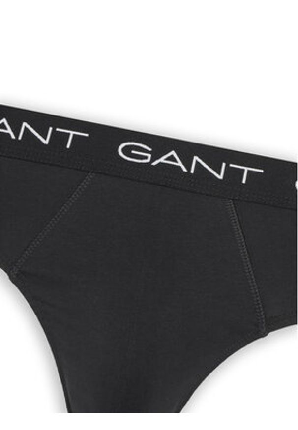 GANT - Gant Komplet 3 par slipów 900023001 Czarny. Kolor: czarny. Materiał: bawełna
