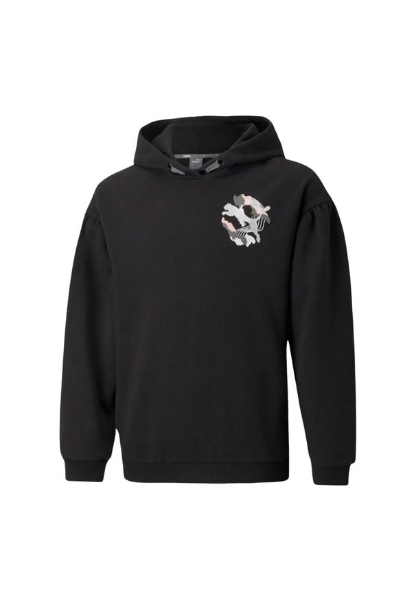 Puma - Bluza Z Kapturem Alpha Dla Dzieci. Typ kołnierza: kaptur. Kolor: czarny. Sport: joga i pilates