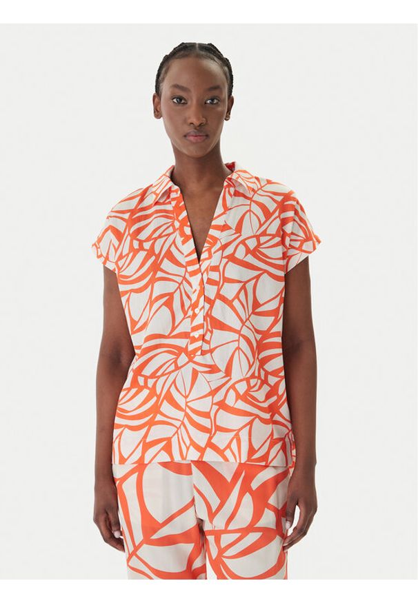 LOLA CASADEMUNT Koszula LS2615097 Pomarańczowy Regular Fit. Kolor: pomarańczowy. Materiał: bawełna