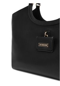 Love Moschino - LOVE MOSCHINO Torebka JC4391PP0NKN0000 Czarny. Kolor: czarny. Materiał: skórzane #6