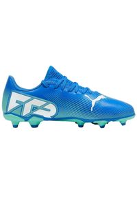 Puma - Buty Piłkarskie Dla Dzieci Future 7 Play. Kolor: niebieski. Sport: piłka nożna