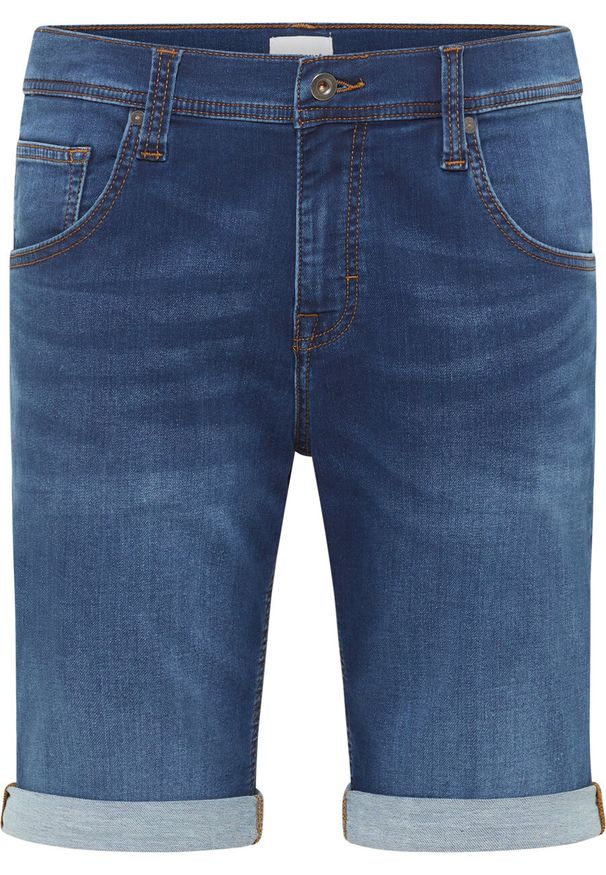 Mustang - MĘSKIE SZORTY MUSTANG Chicago Shorts Z Denim Blue 1015692 5000 682. Materiał: denim
