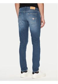 Guess Jeansy M5RAN1 D5KS1 Niebieski Skinny Fit. Kolor: niebieski