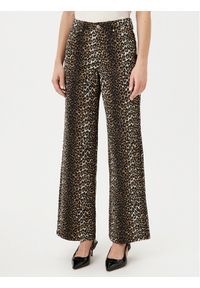 only - ONLY Spodnie palazzo Madison 15340798 Brązowy Regular Fit. Kolor: brązowy. Materiał: bawełna #1