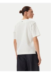 Max Mara T-Shirt 2515941042650 Biały Regular Fit. Kolor: biały. Materiał: bawełna