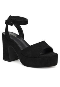 DeeZee Sandały HY1808-01 Czarny. Kolor: czarny. Materiał: materiał #6