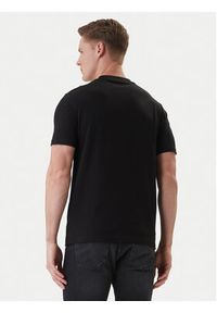 Karl Lagerfeld - KARL LAGERFELD T-Shirt 755052 562235 Czarny Regular Fit. Typ kołnierza: dekolt w karo. Kolor: czarny. Materiał: bawełna #4