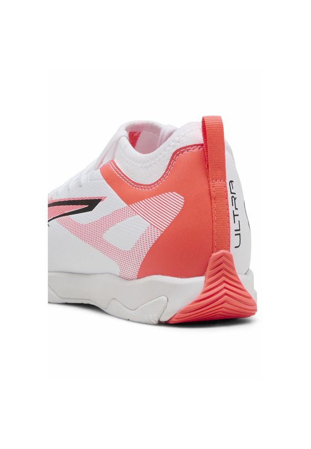 Puma - Młodzieżowe buty piłkarskie ULTRA 5 MATCH IT, średnia wysokość PUMA. Kolor: biały, czerwony, wielokolorowy, czarny. Materiał: guma. Szerokość cholewki: normalna. Sport: piłka nożna