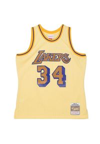 Mitchell & Ness - Koszulka NBA Los Angeles Lakers Shaquille O’Neal 1996/97. Kolor: żółty. Sport: koszykówka #1