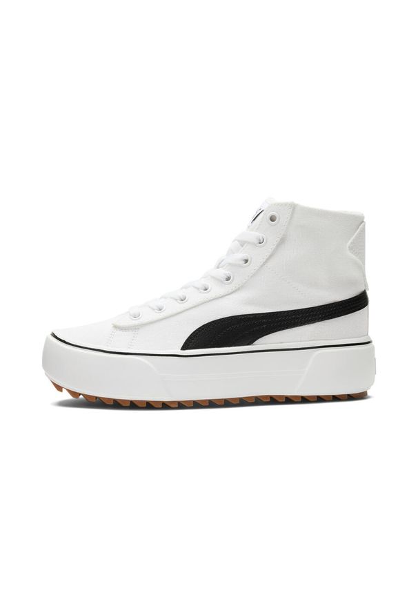 Buty do chodzenia damskie Puma KAIA MID CV. Kolor: biały, czarny. Sport: turystyka piesza