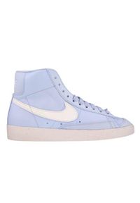 Buty do chodzenia damskie Nike Blazer Mid '77. Kolor: niebieski. Materiał: materiał, syntetyk. Szerokość cholewki: normalna. Sport: turystyka piesza
