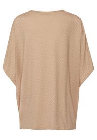 BOSS Koszulka piżamowa 50561029 Beżowy Oversize. Kolor: beżowy. Materiał: lyocell #2
