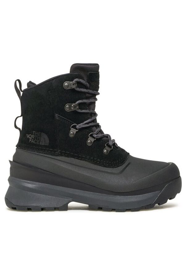 The North Face Śniegowce Chilkat Lace Wp NF0A5LW3KT01 Czarny. Kolor: czarny. Materiał: zamsz, skóra