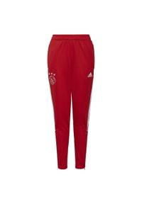 Adidas - Spodnie treningowe dla dzieci Ajax Amsterdam Tiro. Kolor: czerwony. Sport: piłka nożna
