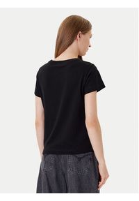 Pinko - PINKO T-Shirt Basico 100373 A2RE Czarny Regular Fit. Kolor: czarny. Materiał: bawełna