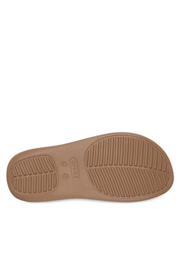 Crocs Japonki Getaway Platform Flip 209410 Brązowy. Kolor: brązowy. Obcas: na platformie
