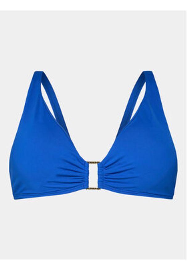 Lauren Ralph Lauren Góra od bikini 20401042 Niebieski. Kolor: niebieski. Materiał: syntetyk