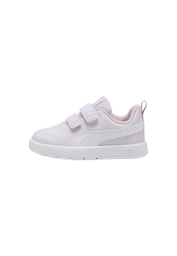 Puma - Sneakersy dla małych dzieci Courtflex V3 PUMA Island. Kolor: różowy. Materiał: syntetyk, materiał. Sport: turystyka piesza