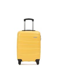 Mała Twarda Walizka Puccini ABS020C 6C. Kolor: żółty #1