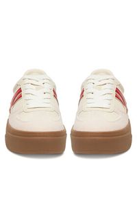 DeeZee Sneakersy AM2518 Beżowy. Kolor: beżowy. Materiał: skóra #4