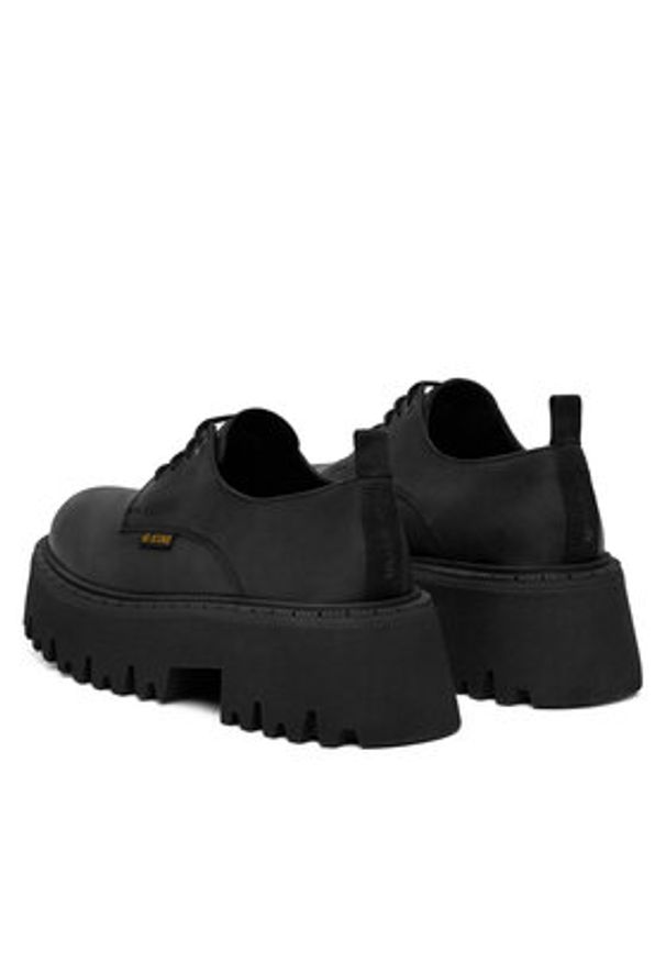 G-Star RAW - G-Star Raw Półbuty WI34-MANYA-02 Czarny. Kolor: czarny. Materiał: nubuk, skóra