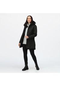 Regatta - Kurtka Parka Sabinka Fur Trim Rozmiar 36 Czarny - RWP352-800. Kolor: czarny. Sport: turystyka piesza