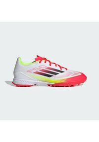 Adidas - Buty F50 League TF. Kolor: czarny, biały, wielokolorowy, żółty. Sport: piłka nożna