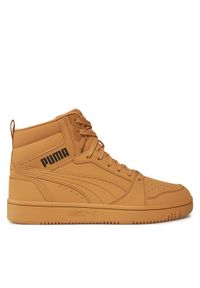 Puma Sneakersy Rebound V6 Buck 393580 02 Brązowy. Kolor: brązowy. Materiał: skóra