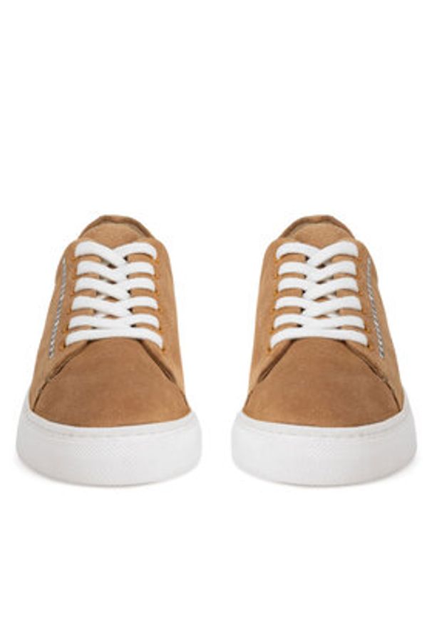 Sergio Bardi Sneakersy WI32-D1087-01SB Brązowy. Kolor: brązowy. Materiał: materiał