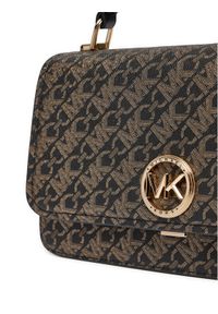 MICHAEL Michael Kors Torebka Delancey 30F4GD8S6B Czarny. Kolor: czarny. Materiał: skórzane