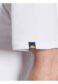 Ellesse T-Shirt Rolletto SHR17641 Biały Regular Fit. Kolor: biały. Materiał: bawełna, syntetyk