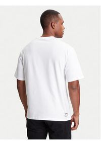 Karl Lagerfeld - KARL LAGERFELD T-Shirt 755097 553270 Biały Regular Fit. Typ kołnierza: dekolt w karo. Kolor: biały. Materiał: bawełna #5