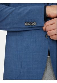 Michael Kors Marynarka MK0SB01025 Niebieski Slim Fit. Kolor: niebieski. Materiał: syntetyk #4