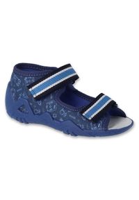 Befado obuwie dziecięce 350P048 niebieskie. Kolor: niebieski #1