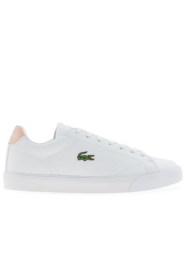 Buty damskie Lacoste Lerond Set 125 2 CFA 749CFA0037-1Y9 - białe. Zapięcie: sznurówki. Kolor: biały. Materiał: guma, skóra. Szerokość cholewki: normalna. Sport: tenis