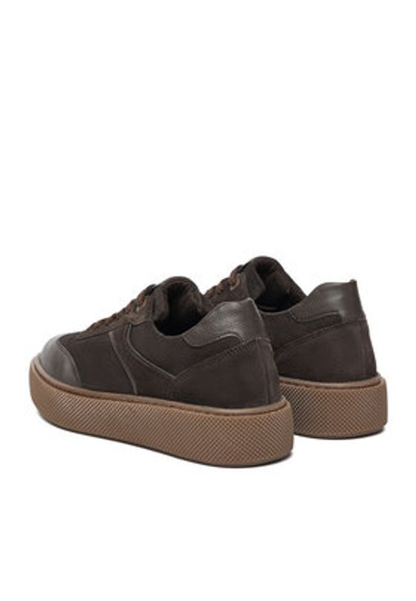 Lasocki Sneakersy CEO-WI23-CRICKIT-01 Brązowy. Kolor: brązowy. Materiał: skóra, zamsz