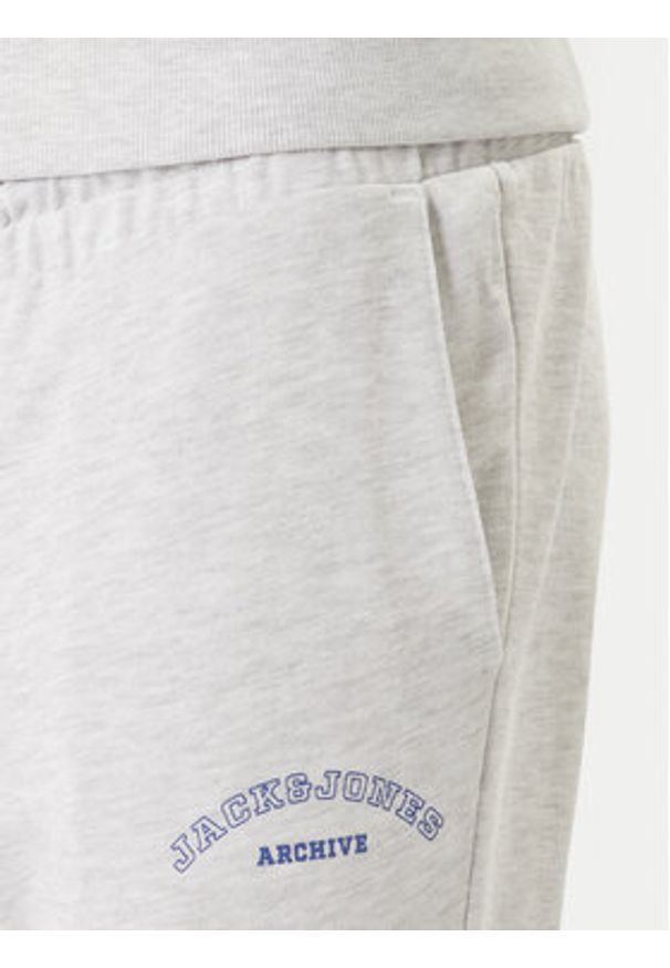 Jack & Jones Spodnie dresowe Jpstgordon 12289724 Szary Regular Fit. Kolor: szary. Materiał: bawełna