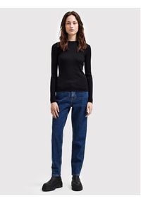 Selected Femme Sweter Lydia 16085202 Czarny Slim Fit. Kolor: czarny. Materiał: bawełna, lyocell #3