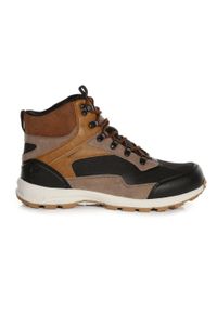 Buty trekkingowe męskie Regatta Samaris Life Demi wodoodporne. Kolor: brązowy. Sport: turystyka piesza