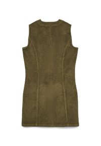 Vero Moda Sukienka codzienna Eden 10333959 Zielony Regular Fit. Okazja: na co dzień. Kolor: zielony. Materiał: bawełna. Typ sukienki: proste. Styl: casual