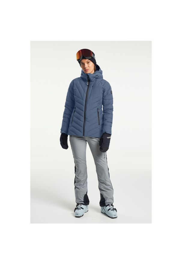Damska kurtka puchowa Tenson Prime. Kolor: niebieski. Materiał: puch. Sezon: zima. Sport: narciarstwo