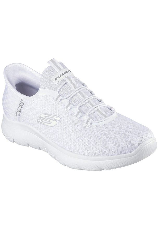skechers - Buty sportowe męskie Skechers Summits High Range. Kolor: biały. Materiał: materiał