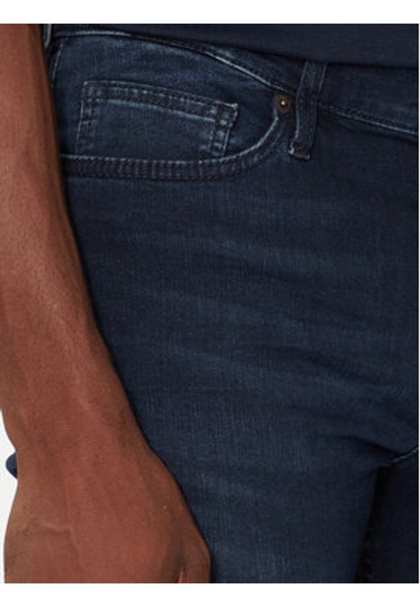 Mustang Jeansy Frisco 1013613 Granatowy Skinny Fit. Kolor: niebieski