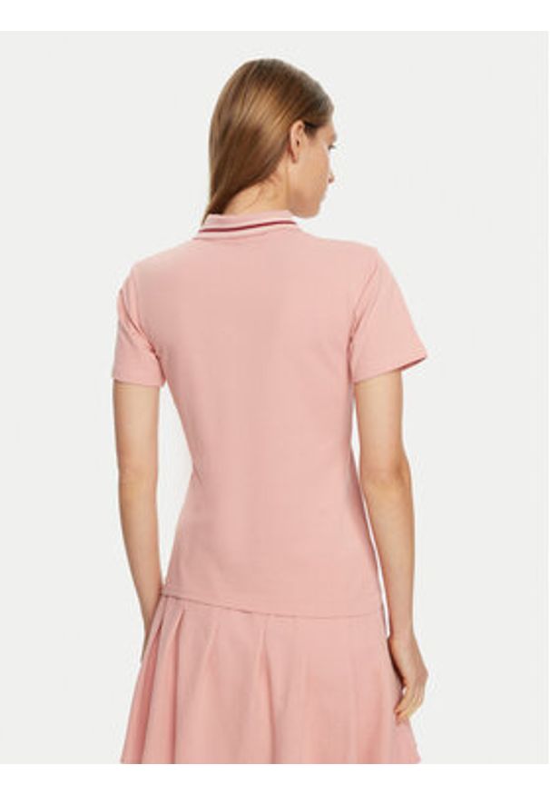 Guess Polo V5RP02 KCOK1 Różowy Regular Fit. Typ kołnierza: polo. Kolor: różowy. Materiał: bawełna