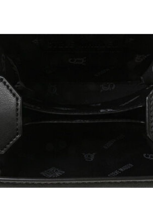 Steve Madden Torebka Bminsk SM13001388-02002-BLK Czarny. Kolor: czarny. Materiał: skórzane
