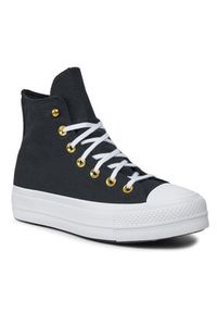 Converse Trampki Chuck Taylor All Star Lift Platform Star Studded A05453C Czarny. Kolor: czarny. Materiał: materiał. Obcas: na platformie #6