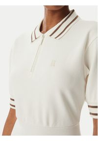 Armani Exchange Sukienka codzienna XW001739 AF13401 U1003 Kremowy Regular Fit. Okazja: na co dzień. Kolor: kremowy. Materiał: syntetyk. Typ sukienki: proste. Styl: casual #4