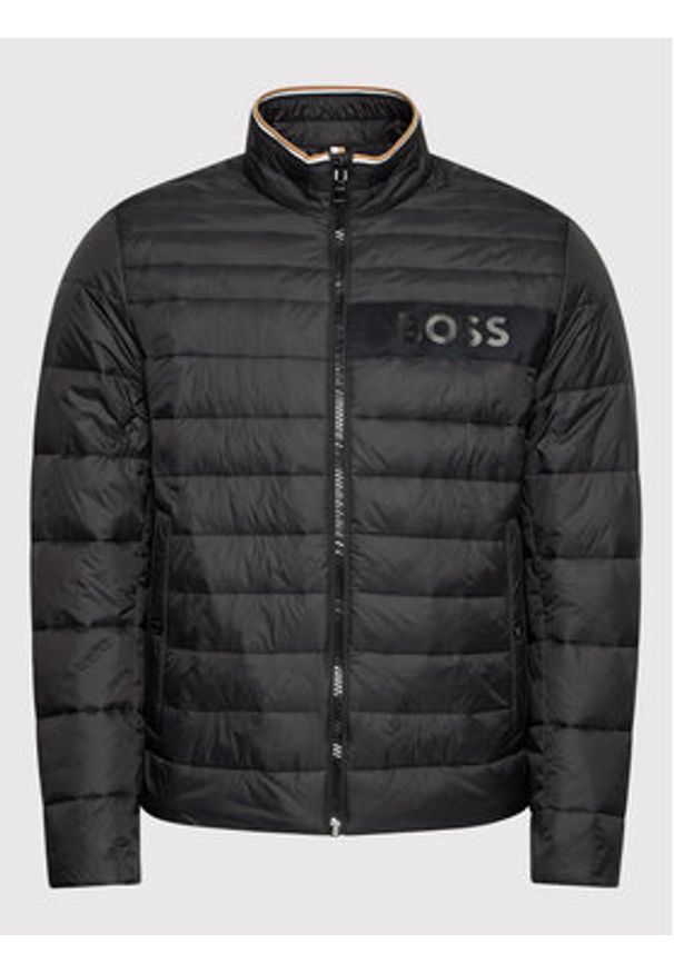 BOSS - Boss Kurtka przejściowa Darolus 50464308 Czarny Regular Fit. Kolor: czarny. Materiał: syntetyk