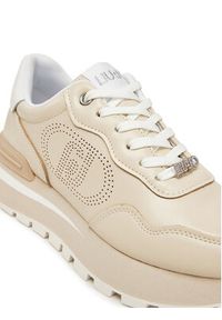 Liu Jo Sneakersy BA5043 P0102 Écru. Kolor: kremowy. Materiał: skóra #4