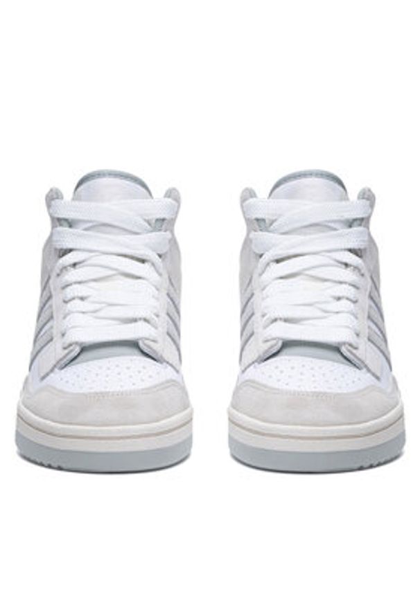 Adidas - adidas Sneakersy RAPID COURT MID W JP5874 Szary. Kolor: szary. Materiał: zamsz, skóra
